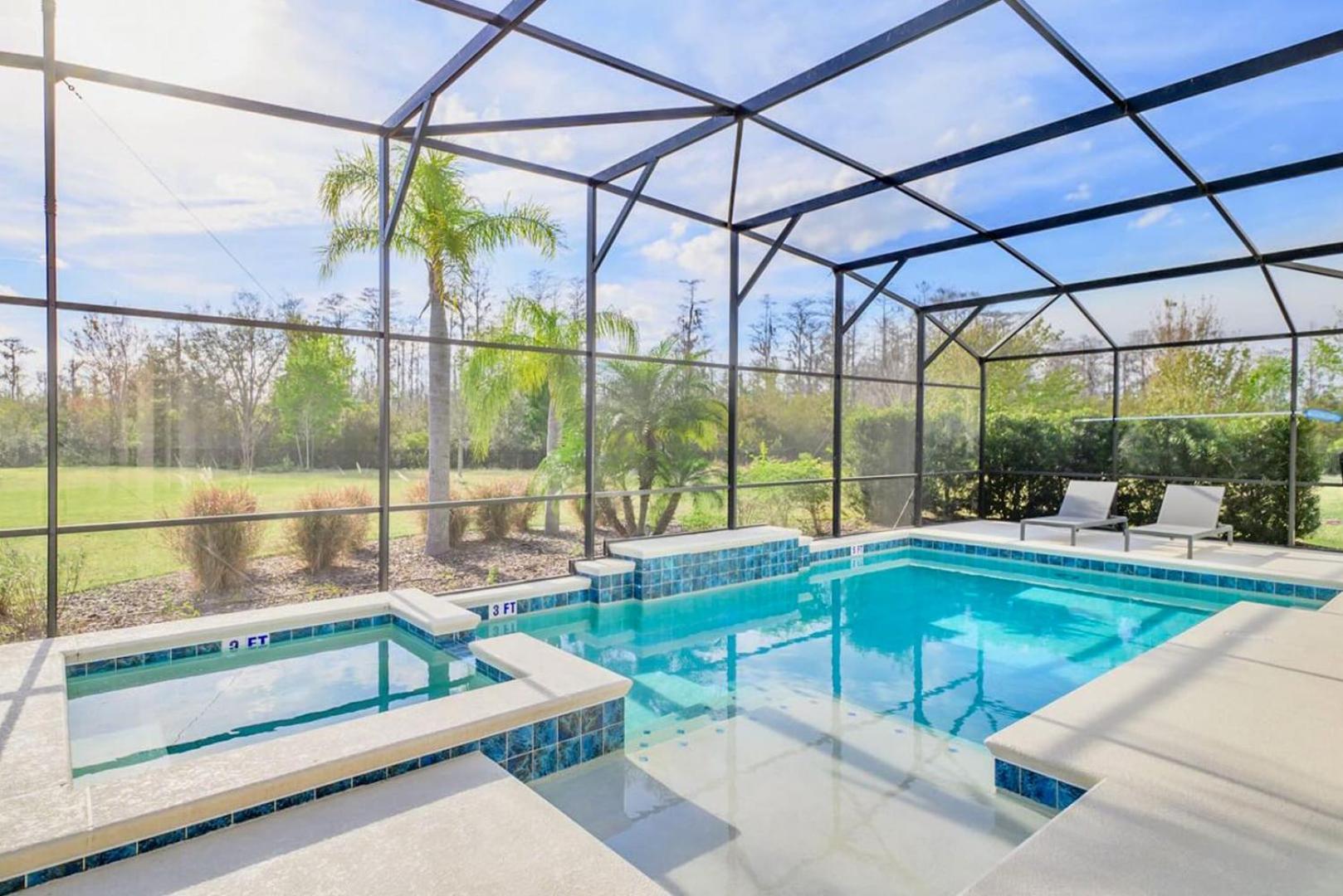 15Br Mansion Home With Pool & Hot Tub-Near Disney キシミー エクステリア 写真